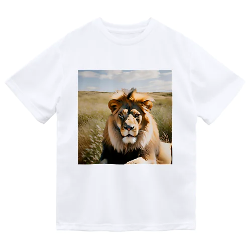 百獣の王ライオン Dry T-Shirt