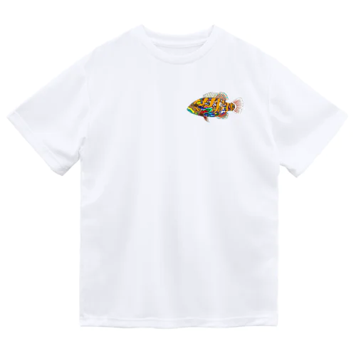 魚「ハタくん」 ドライTシャツ