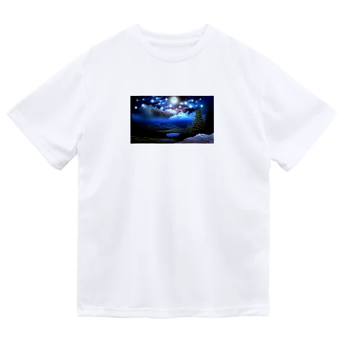 山の夜景 Dry T-Shirt