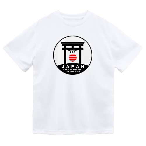 鳥居をくぐりに行こう！ ドライTシャツ