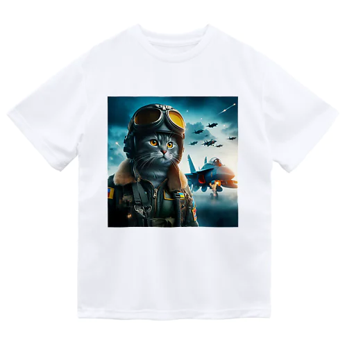 ウクライナ猫パイロット Dry T-Shirt