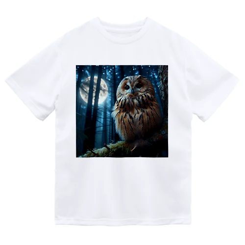 フクロウ🦉グッズ Dry T-Shirt