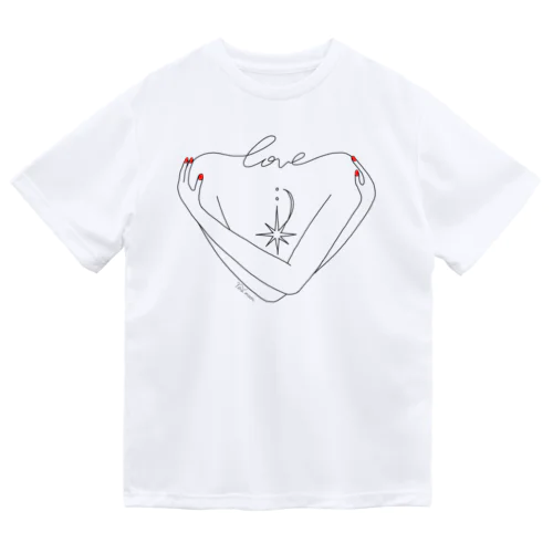 LOVE ドライTシャツ