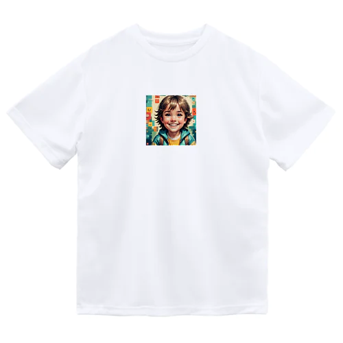 笑っている子供の顔 Dry T-Shirt
