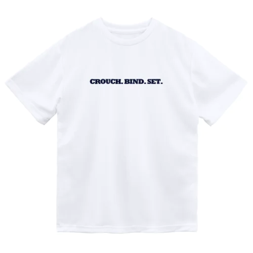 CROUCH.BIND.SET.  ラグビー  ドライTシャツ