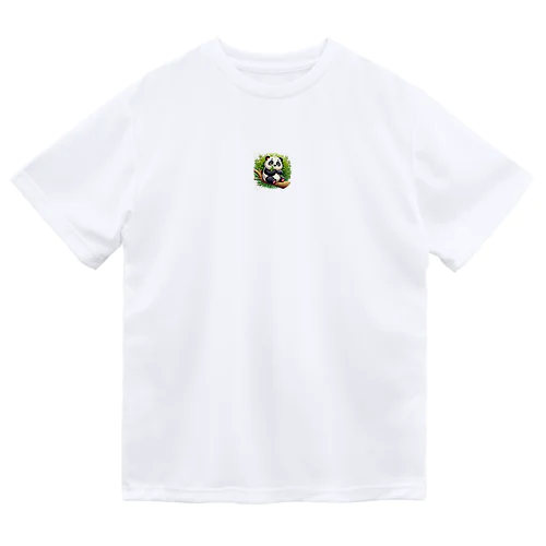 「ふんわりパンダちゃん| 癒しの動物キャラクター Dry T-Shirt