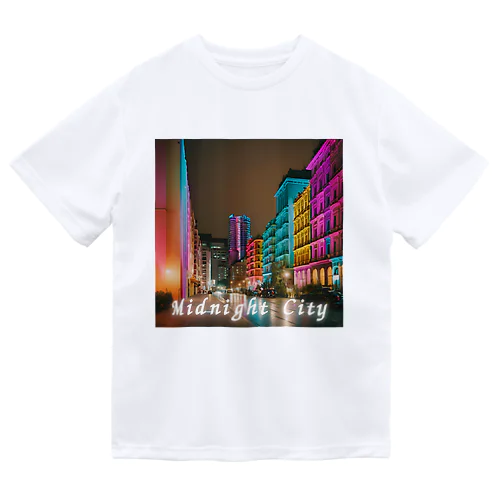 都市のカラフル夜景 Dry T-Shirt