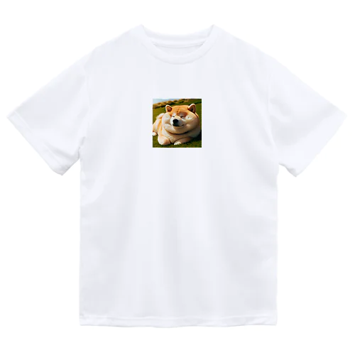 くつろぎすぎた柴犬 Dry T-Shirt