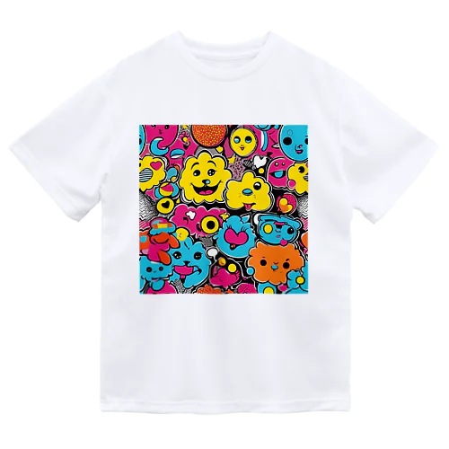 ポップアート ドライTシャツ