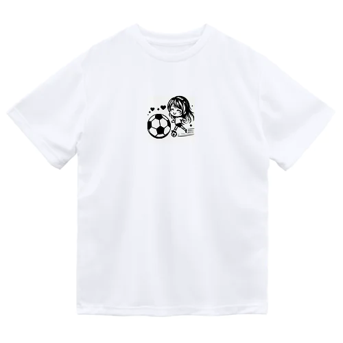 女の子サッカー Dry T-Shirt