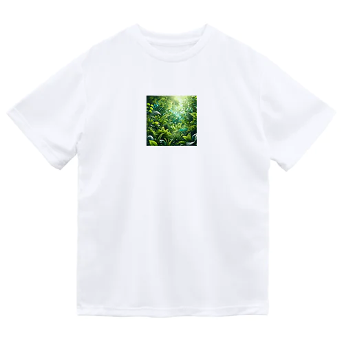 自然／緑が好きな人 集まれ ドライTシャツ