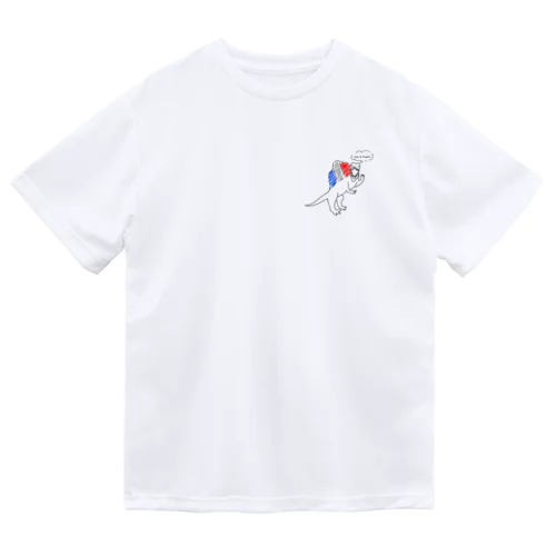 フランス大好きスピノサウルス Dry T-Shirt