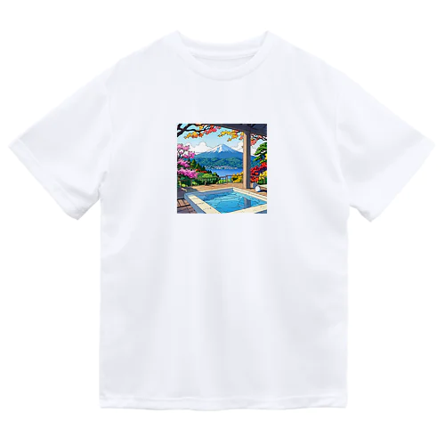 温泉と富士山 Dry T-Shirt