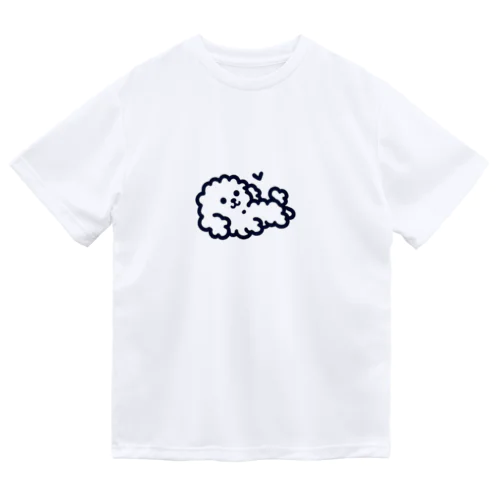 イラスト犬シリーズ　「プードル」 Dry T-Shirt