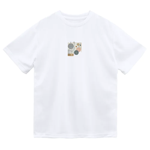 「パステルジオメトリック・デザイン」 Dry T-Shirt