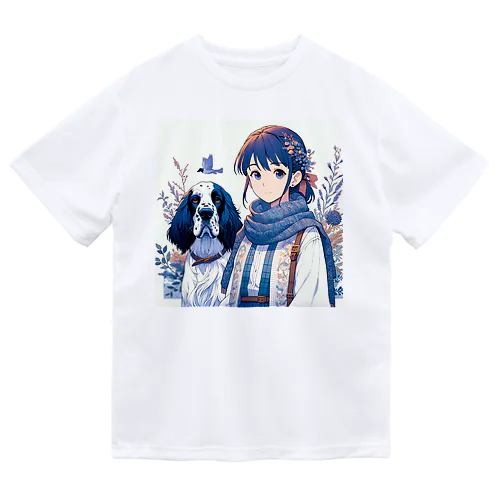 イングリッシュ・セターちゃん ドライTシャツ