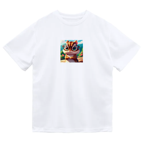 メガネしまりす Dry T-Shirt