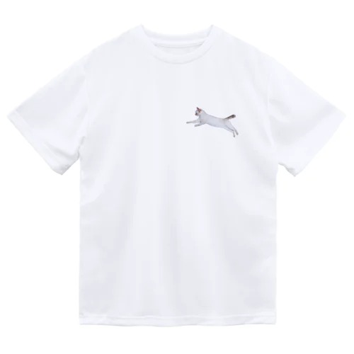 飛ぶ猫 Dry T-Shirt