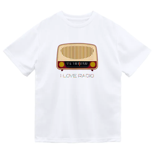 レトロなラジオ受信機 Dry T-Shirt