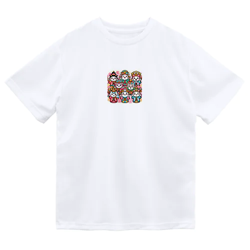 幸福！七福神♪ ドライTシャツ