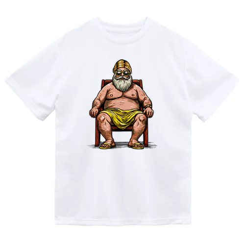 サウナで心地よさを追求するおじいさん - 背景なし Dry T-Shirt