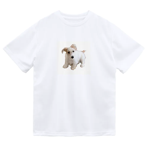ジャックラッセルテリア ラフ ホワイト＆タン Dry T-Shirt