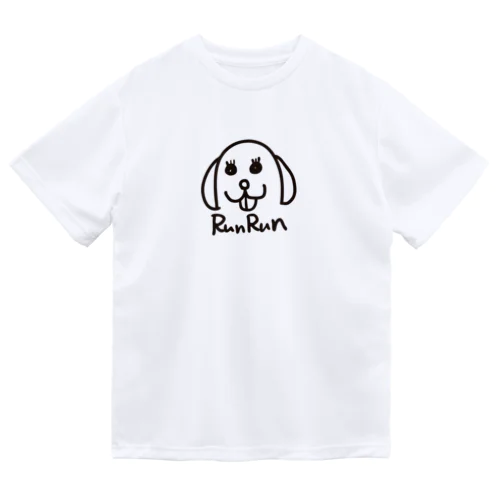 今日のルンルン　サインロゴ（黒印刷） Dry T-Shirt