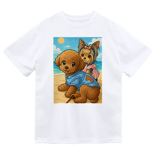 マロンとショコラの休日リゾート Dry T-Shirt