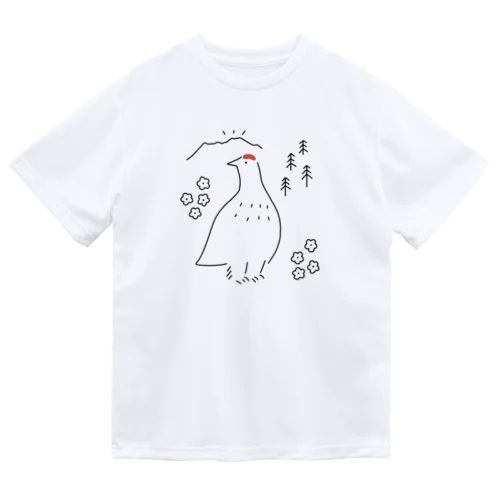 立山のライチョウさん Dry T-Shirt