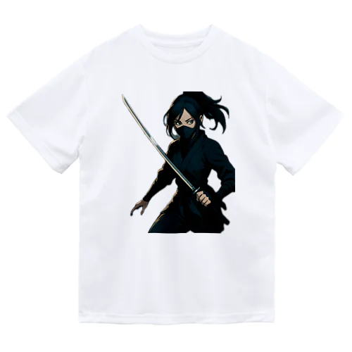 Ninja Girl T-Shirt 女忍者Tシャツ Dry T-Shirt