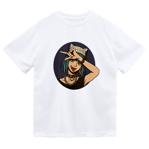 Rock girl なのぢゃ Dry T-Shirt