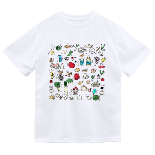 たべものふれんず Dry T-Shirt