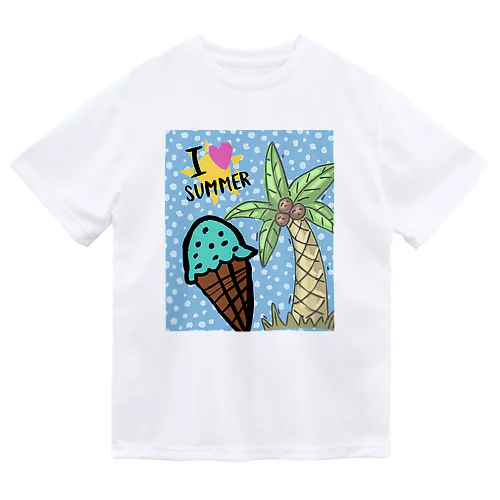 ラブサマーチョコミントを添えて ドライTシャツ