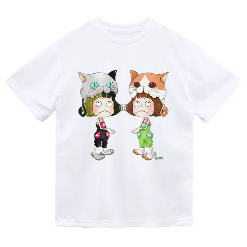 ガブねこズ ドライTシャツ