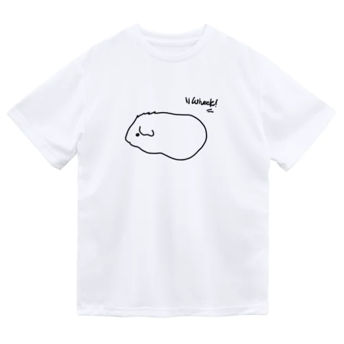 guineapig “Wheek！” ドライTシャツ