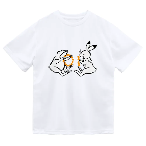 鳥獣戯画(ポップ) ドライTシャツ