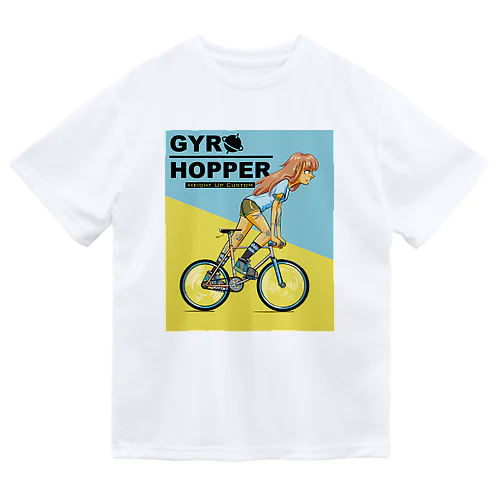 GYRO HOPPER (inked fixie girl) ドライTシャツ