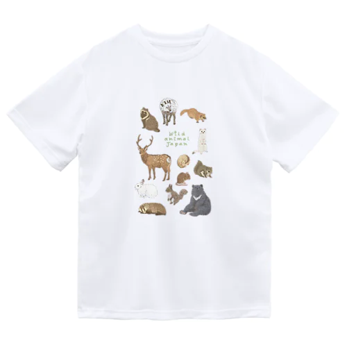 Wild animal japan ドライTシャツ