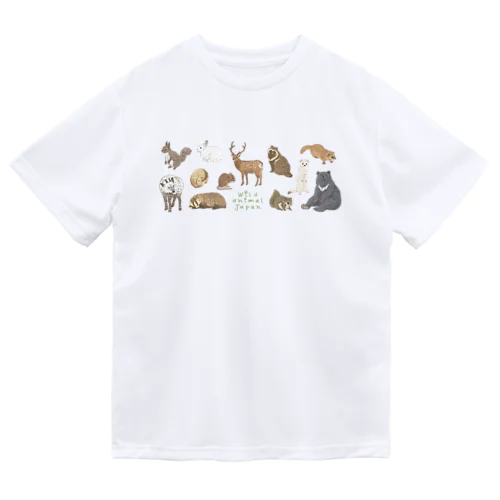 Wild animal japan ドライTシャツ