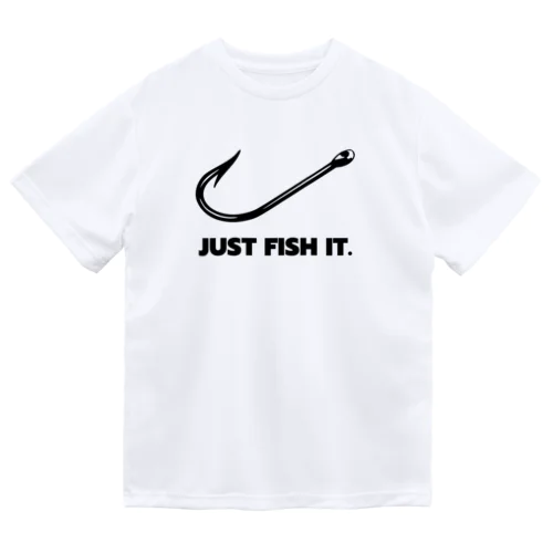 JUST FISH IT (ナイキ パロディー) ドライTシャツ