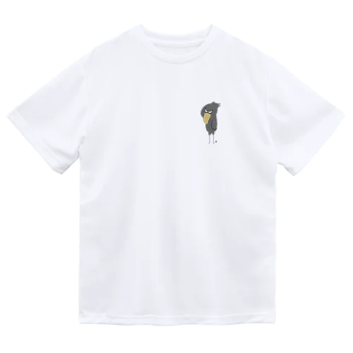 活発なハシビロコウ Dry T-Shirt