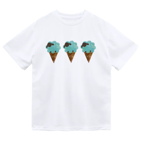 チョコミントヒツジDX ドライTシャツ