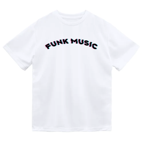 赤青/青赤 やわらか FUNK MUSIC。 黒 ドライTシャツ