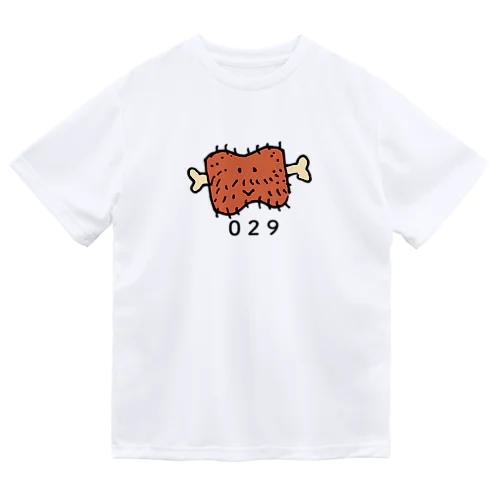 笑顔のお肉（ヒッピー） ドライTシャツ