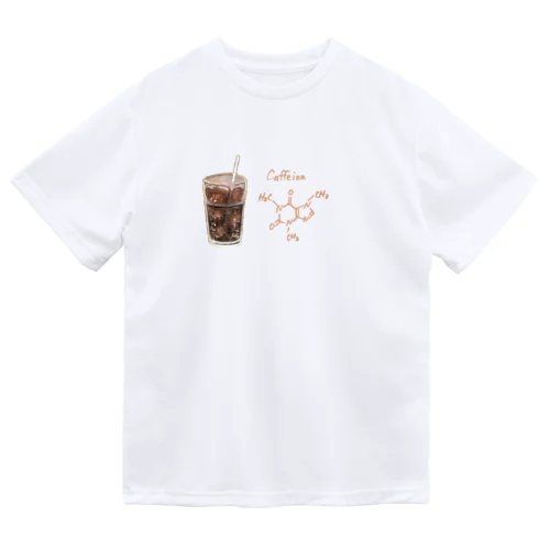 カフェイン　アイスコーヒーバージョン Dry T-Shirt