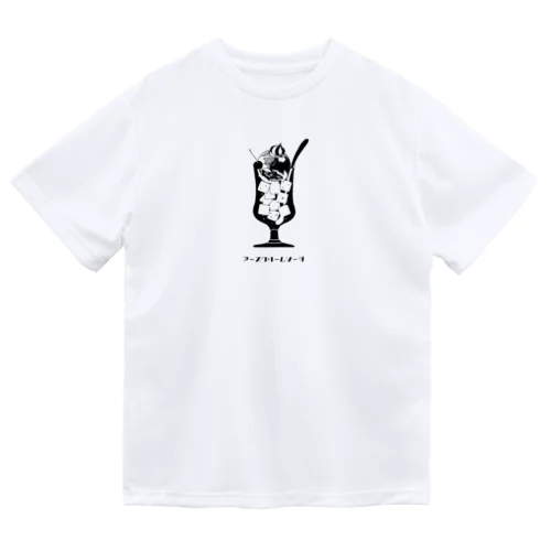 アースクリームソーダ／黒 ドライTシャツ