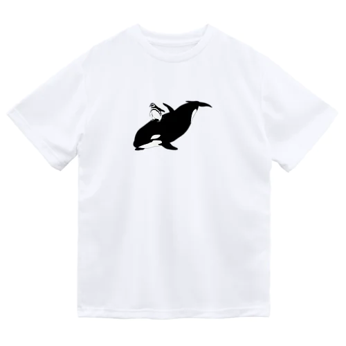 シャチ乗りペンギン Dry T-Shirt