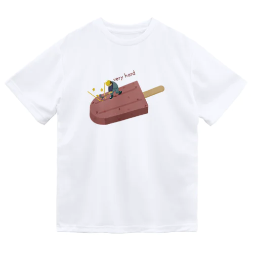 めちゃ硬あずきアイス 162 ドライTシャツ