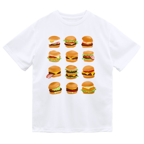 ハンバーガー！！！！！ Dry T-Shirt