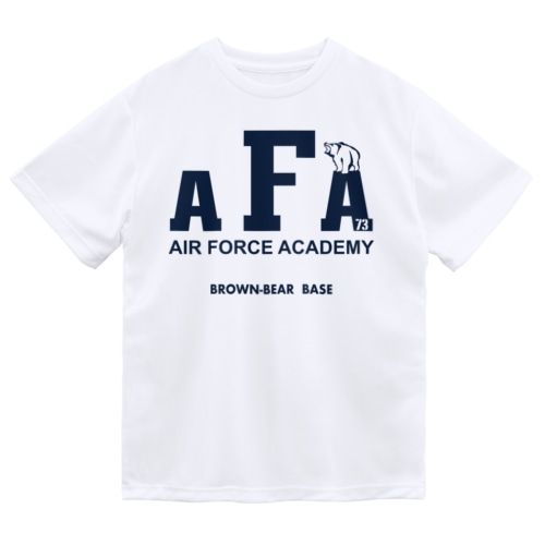 AIR FORCEアカデミーTシャツ ネイビープリント Dry T-Shirt